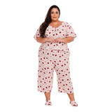 Pijama Pescador Liganete Plus Size Estampas