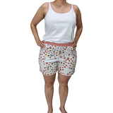 Pijama Sonhart Camiseta Regata Shorts Com