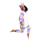 Pijama Unicórnio Infantil Adulto Macacão Kigurumi Cosplay