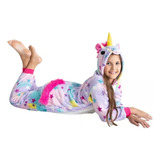 Pijama Unicórnio Kigurumi Infantil Adulto - Pronta Entrega
