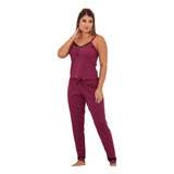 Pijamas De Frio Feminino Adulto Inverno Longo Promoção Top