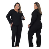 Pijamas Inverno Frio Feminino Plus Size