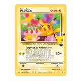 Pikachu De_ Promo Foil Carta Pokemon