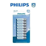 Pilha Aa Alcalina Philips Power Blister