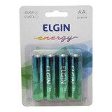 Pilha Aa Elgin Energy Lr6 1,5v