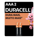 Pilha Alcalina Aaa Duralock Duracell 2