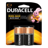 Pilha Alcalina C Media Duracell Pct