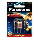 Pilha Alcalina Premium Panasonic Aaa6