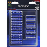Pilha Alcalina Sony Cartela Com 10 Aa + 10 Aaa Almx-b20d