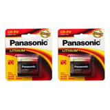Pilha Bateria 6v Cr-p2 Crp2 Panasonic Photo Original Kit C 2