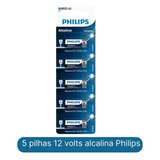 Pilha Bateria A23 12v Philips Cartela