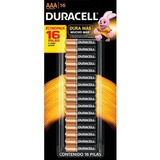 Pilha Duracell Aaa C/16