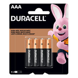 Pilha Duracell Alcalina Palito Pequena Aaa