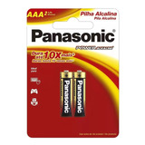 Pilha Panasonic Aaa Palito Power Alcalina