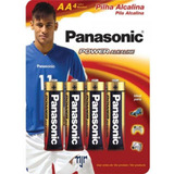 Pilha Panasonic Alcalina Aa 4 Und