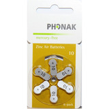 Pilha Phonak P10 Mercury Free Caixa