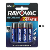 Pilha Rayovac Alcalina Aa Pequena Cx