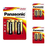 Pilhas Alcalinas Panasonic D (grande) 6 Pilhas Original 