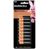 Pilhas Duracell Duralock Alcalina Aa Embalagem C/16 Unids Nf