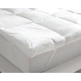 Pillow Top Protetor Para Colchão Intense Casal - Buddemeyer Cor Branco Desenho Do Tecido Liso