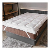 Pillow Top Solteiro Protetor Colchão Toque Plumas 1000g/m²