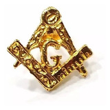 Pim Bótom Broche Maçonaria 13mm Folheado A Ouro De Qualidade