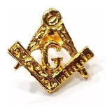 Pim Bótom Broche Maçonaria 13mm Folheado A Ouro De Qualidade