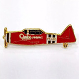 Pim Bótom Broche Pin Avião Aviação Modelo 1 Folheado A Ouro