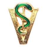Pim Bótom Broche Pin Medicina Veterinária Chapeado A Ouro