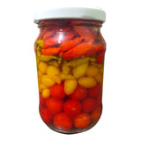 Pimenta Mista Em 4 Sabores Picantes Em Conserva No Óleo 230g