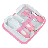 Pimpolho Kit Higiene Infantil 5 Unidades E Necessaire 92561 Cor Rosa 