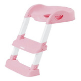 Pimpolho Troninho Redutor Assento Vaso Sanitario Infantil Com Escada Assento Redutor Com Escada Rosa