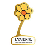 Pin Boton Broche Campanha Maio Flor Faça Bonito 30 Und