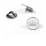 Pin Botton Broche Em Aço Personalizado Coroa