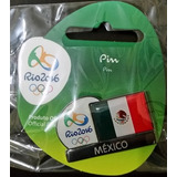 Pin Oficial Olimpiada Rio 2016 Bandeira Mexico