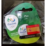 Pin Oficial Olimpiadas Rio 2016 Bandeira Espanha