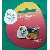 Pin Olímpico - Rio 2016 - Col Samba - Tambor - Memorabilia