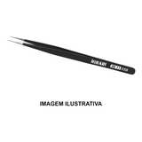 Pinça Esd Metal Anti-estática 140mm Ponta Reta Hk-11- Hikari