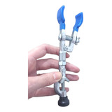 Pinça Para Bureta Com Mufa Abertura De 35 Mm Garra Dupla Nf