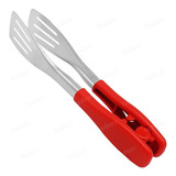 Pinça Pegador Culinário Fritura Salada Churrasco Cozinha