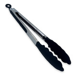 Pinça Pegador Culinário Silicone 30 Cm Multiuso Inox Fritu