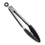 Pinça Pegador Multiuso De Silicone 25,5 Cm Preto