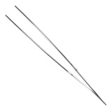 Pinça Reta Inox 26cm Planta Água Paisagismo Aquários Jardim