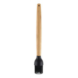 Pincel Culinário De Silicone Com Cabo De Bambu Utensilio