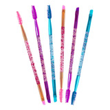 Pincel Duplo Para Henna Chanfrado Pincel + Escovinha Luxo