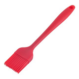 Pincel Em Silicone Vermelho 21cm Tº