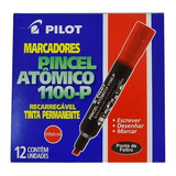 Pincel Marcador Permanente Recarregável 12 Unid. Pilot
