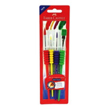 Pincel Soft Touch Faber Castell - Kit Com 4 Pincéis Aquarela