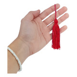 Pingente De Seda Tassel - Franja - Vermelho - C/50 Nybc