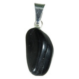 Pingente De Turmalina Negra Polida - Pm2ml2481